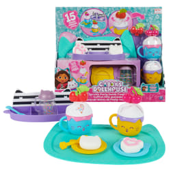 Gabby's Dollhouse , Sprinkle Party Sweet Treat Set, Pretend Play Kitchen Hot Cocoa Party Set with Fruit & Sprinkles, Kids Toys for Girls and Boys 3+