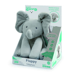 GUND Baby Animated Flappy the Elephant Stuffed Animal Baby Toy Plush for Baby Boys and Girls, Gray, 12" (Song Styles May Vary)