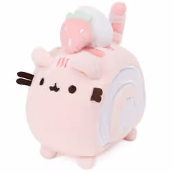 GUND Roll Cake Pusheen Sweet Dessert Squishy Plush Stuffed Animal Cat and Satisfyingly Stretchy Fabric  for Ages 8 and Up  Pi ...