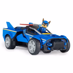 PAW Patrol : The Mighty Movie, Chase’s Mighty Transforming Cruiser with Mighty Pups Action Figure, Lights and Sounds, Kids Toys for Boys & Girls 3+ - Additional view 8