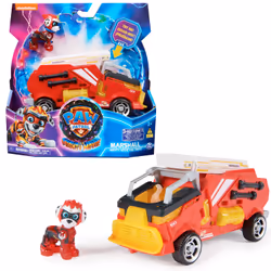 PAW Patrol : The Mighty Movie, Firetruck Toy with Marshall Mighty Pups Action Figure, Lights and Sounds, Kids Toys for Boys & ...