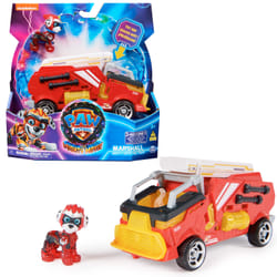 PAW Patrol : The Mighty Movie, Firetruck Toy with Marshall Mighty Pups Action Figure, Lights and Sounds, Kids Toys for Boys & Girls 3+