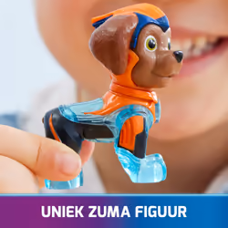 PAW Patrol : The Mighty Movie, Toy Jet Boat with Zuma Mighty Pups Action Figure, Lights and Sounds, Kids Toys for Boys & Girls 3+