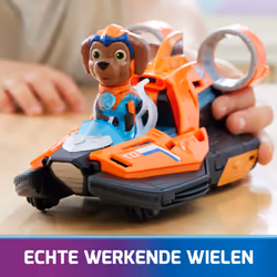 PAW Patrol : The Mighty Movie, Toy Jet Boat with Zuma Mighty Pups Action Figure, Lights and Sounds, Kids Toys for Boys & Girls 3+