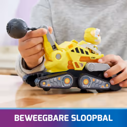 PAW Patrol : The Mighty Movie, Construction Toy Truck with Rubble Mighty Pups Action Figure, Lights and Sounds, Kids Toys for Boys & Girls 3+ - Additional view 4