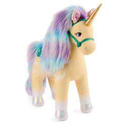 Unicorn Academy Official Leaf Plush Toy, Leaf Unicorn Plushie, Unicorn Stuffed Animal, Unicorn Toys for Girls Ages 1 & Up, Yellow, 15”