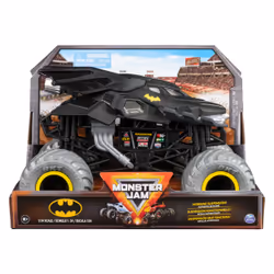Monster Jam Batman, Monster truck, 3 yr(s), Metal, Black, Grey, Yellow