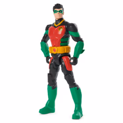 DC Comics , Robin Action Figure, 12-inch, Kids Toys for Boys and Girls, Ages 3+, 3 yr(s), Multicolour