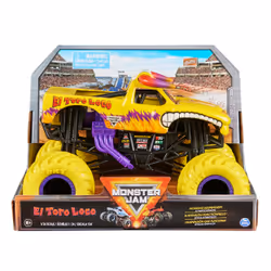 Monster Jam El Toro Loco, Monster truck, 3 yr(s), Metal, Black, Violet, Yellow