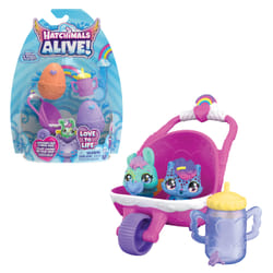Hatchimals Alive, Hatch N’ Stroll Playset with Stroller Toy and 2 Mini Figures in Self-Hatching Eggs, Kids Toys for Girls and Boys Ages 3 and up