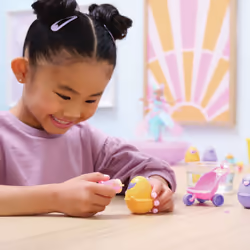 Hatchimals Alive, Hatch N’ Stroll Playset with Stroller Toy and 2 Mini Figures in Self-Hatching Eggs, Kids Toys for Girls and Boys Ages 3 and up