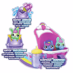 Hatchimals Alive, Hatch N’ Stroll Playset with Stroller Toy and 2 Mini Figures in Self-Hatching Eggs, Kids Toys for Girls and Boys Ages 3 and up - Additional view 7