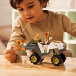 PAW Patrol Jungle Pups, Tracker’s Monkey Vehicle, Toy Truck with Collectible Action Figure, Kids Toys for Boys & Girls Ages 3 and Up