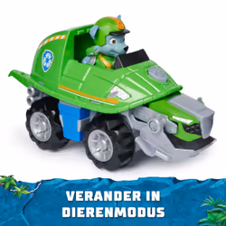 PAW Patrol Jungle Pups, Rocky Snapping Turtle Vehicle, Toy Truck with Collectible Action Figure, Kids Toys for Boys & Girls Ages 3 and Up - Additional view 4