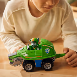 PAW Patrol Jungle Pups, Rocky Snapping Turtle Vehicle, Toy Truck with Collectible Action Figure, Kids Toys for Boys & Girls Ages 3 and Up - Additional view 5