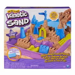 Kinetic Sand , Deluxe Beach Castle Playset with 2.5lbs of Beach Sand, includes Molds and Tools, Sensory Toys for Kids Ages 5+ ...