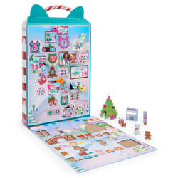 Gabby's Dollhouse , Advent Calendar 2023, 24 Surprise Toys with Figures, Stickers & Dollhouse Accessories, Kids Toys for Girls & Boys Ages 3+