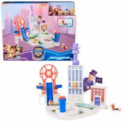 PAW Patrol : The Mighty Movie, Liberty and Junior Patrollers Toy Figures & Playset with Action Figures and Pup Launcher, Kids ...