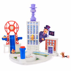 PAW Patrol : The Mighty Movie, Liberty and Junior Patrollers Toy Figures & Playset with Action Figures and Pup Launcher, Kids Toys for Boys & Girls 3+