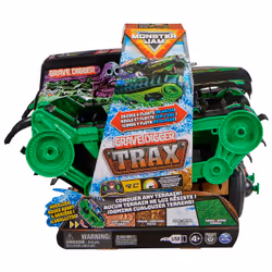 Monster Jam , Official Grave Digger Trax All-Terrain Remote Control Outdoor Vehicle, 1:15 Scale, Kids Toys for Boys and Girls Ages 4-6+
