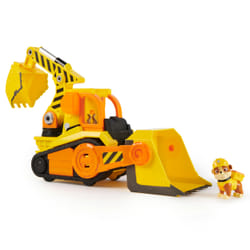 Rubble & Crew, Bark Yard Deluxe Bulldozer Construction Truck Toy with Lights, Sounds & Rubble Action Figure, Kids Toys for Boys & Girls Ages 3+