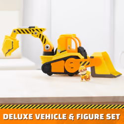 Rubble & Crew, Bark Yard Deluxe Bulldozer Construction Truck Toy with Lights, Sounds & Rubble Action Figure, Kids Toys for Boys & Girls Ages 3+ - Additional view 7