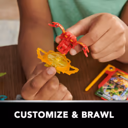 Bakugan Battle 5-Pack, Special Attack Bruiser, Dragonoids, Hammerhead, Nillious; Customizable, Spinning Action Figures, Kids Toys for Boys and Girls 6 and up