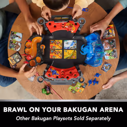 Bakugan Battle 5-Pack, Special Attack Bruiser, Dragonoids, Hammerhead, Nillious; Customizable, Spinning Action Figures, Kids Toys for Boys and Girls 6 and up
