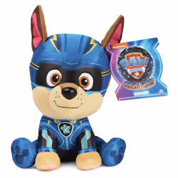 GUND PAW Patrol: The Mighty Movie Chase Stuffed Animal, Officially Licensed Plush Toy for Ages 1 and Up, 6”, Toy dog, 1 yr(s)