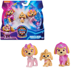 PAW Patrol : The Mighty Movie, Mighty Pups Skye, Exclusive 3-Piece Toy Figures Gift Set, Kids Toys for Boys & Girls Ages 3+