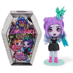 Zombaes Forever, Wild Vibes, Surprise Collectible Zombie Figure, Doll Accessories & Toy Coffin (Styles May Vary), 3.5-inch, Kids Toys for Girls