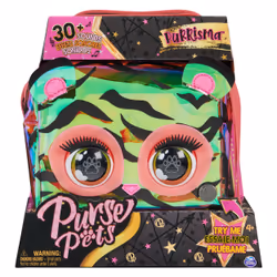 Purse Pets Purrisma Tiger, Girl, Shoulder bag, Zipper, Multicolour, Pattern, 150 mm