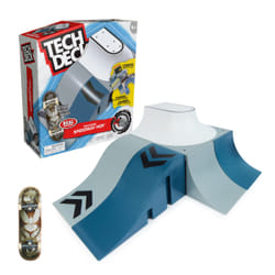 Tech Deck , Speedway Hop, X-Connect Park Creator, Customizable and Buildable Ramp Set with Exclusive Fingerboard, Kids Toy for Ages 6 and up