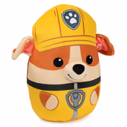 GUND PAW Patrol Rubble Squish Plush, Official Toy from the Hit Cartoon, Squishy Stuffed Animal for Ages 1 and Up, 12”
