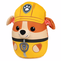 GUND PAW Patrol Rubble Squish Plush, Official Toy from the Hit Cartoon, Squishy Stuffed Animal for Ages 1 and Up, 12”
