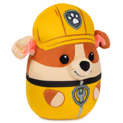 GUND PAW Patrol Rubble Squish Plush, Official Toy from the Hit Cartoon, Squishy Stuffed Animal for Ages 1 and Up, 8”
