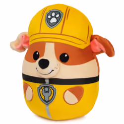 GUND PAW Patrol Rubble Squish Plush, Official Toy from the Hit Cartoon, Squishy Stuffed Animal for Ages 1 and Up, 8”