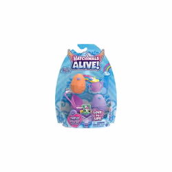 Alive, Hatch N' Stroll Playset with Pushchair Toy and 2 Mini Figures in Self-Hatching Eggs, Kids' Toys for Girls and Boys Age ...