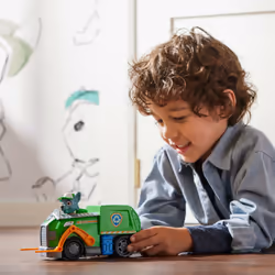 PAW Patrol , Rocky’s Recycle Truck, Toy Truck with Collectible Action Figure, Sustainably Minded Kids Toys for Boys & Girls Ages 3 and Up - Additional view 6