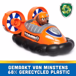 PAW Patrol , Zuma’s Hovercraft, Toy Vehicle with Collectible Action Figure, Sustainably Minded Kids Toys for Boys & Girls Ages 3 and Up