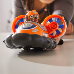 PAW Patrol , Zuma’s Hovercraft, Toy Vehicle with Collectible Action Figure, Sustainably Minded Kids Toys for Boys & Girls Ages 3 and Up - Additional view 7