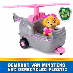 PAW Patrol , Skye’s Helicopter, Toy Vehicle with Collectible Action Figure, Sustainably Minded Kids Toys for Boys & Girls Ages 3 and Up