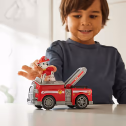 PAW Patrol , Marshall’s Firetruck, Toy Truck with Collectible Action Figure, Sustainably Minded Kids Toys for Boys & Girls Ages 3 and Up