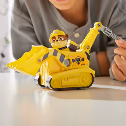 PAW Patrol , Rubble’s Bulldozer, Toy Vehicle with Collectible Action Figure, Sustainably Minded Kids Toys for Boys & Girls Ages 3 and Up - Additional view 4
