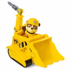 PAW Patrol , Rubble’s Bulldozer, Toy Vehicle with Collectible Action Figure, Sustainably Minded Kids Toys for Boys & Girls Ages 3 and Up - Additional view 6