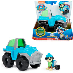 PAW Patrol , Rex’s Dinosaur Rescue Vehicle, Toy Truck with Collectible Action Figure, Sustainably Minded Kids Toys for Boys & Girls Ages 3 and Up