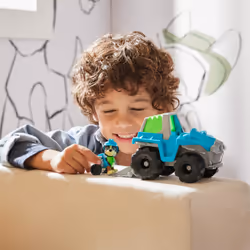 PAW Patrol , Rex’s Dinosaur Rescue Vehicle, Toy Truck with Collectible Action Figure, Sustainably Minded Kids Toys for Boys & Girls Ages 3 and Up