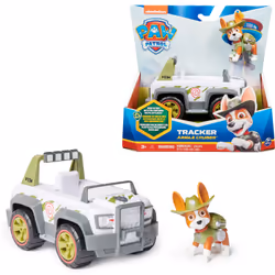 PAW Patrol , Tracker’s Jungle Cruiser, Toy Truck with Collectible Action Figure, Sustainably Minded Kids Toys for Boys & Girl ...