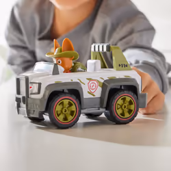 PAW Patrol , Tracker’s Jungle Cruiser, Toy Truck with Collectible Action Figure, Sustainably Minded Kids Toys for Boys & Girls Ages 3 and Up - Additional view 4