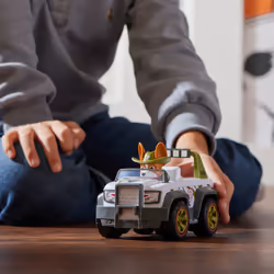 PAW Patrol , Tracker’s Jungle Cruiser, Toy Truck with Collectible Action Figure, Sustainably Minded Kids Toys for Boys & Girls Ages 3 and Up - Additional view 6